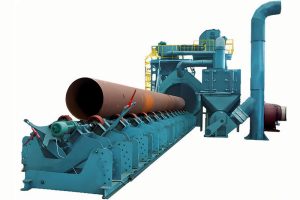 steel pipe shot blasting