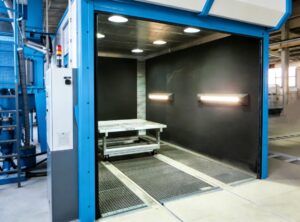 sandblasting booth