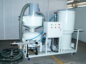 vacuum recovery Sandblasting