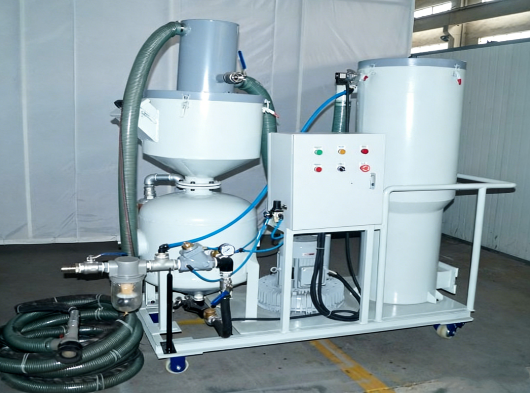 vacuum recovery Sandblasting
