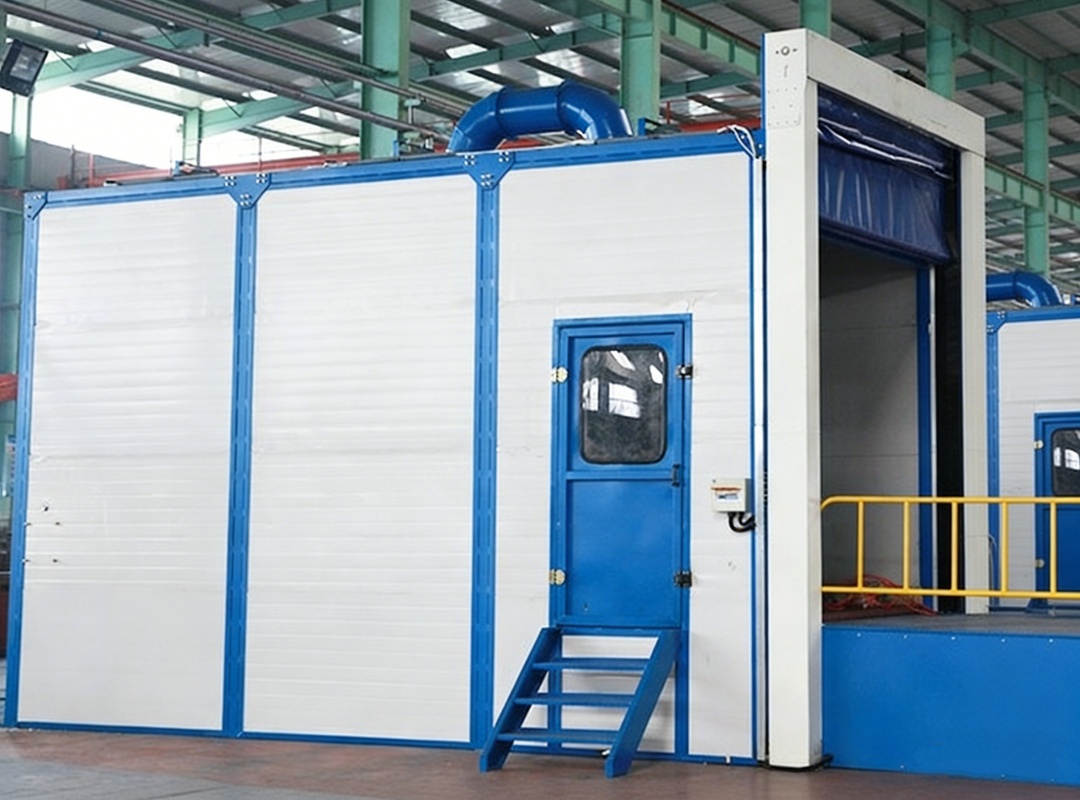 sandblasting room