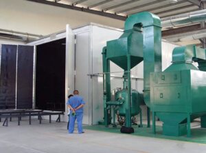 sandblasting booth