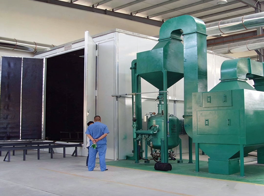 sandblasting booth